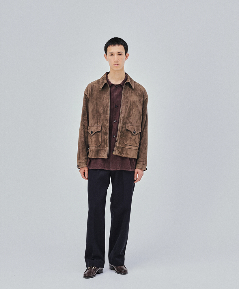 Goat Suede Sports Jacket Mocha Brown/モカブラウン 3(MEN)