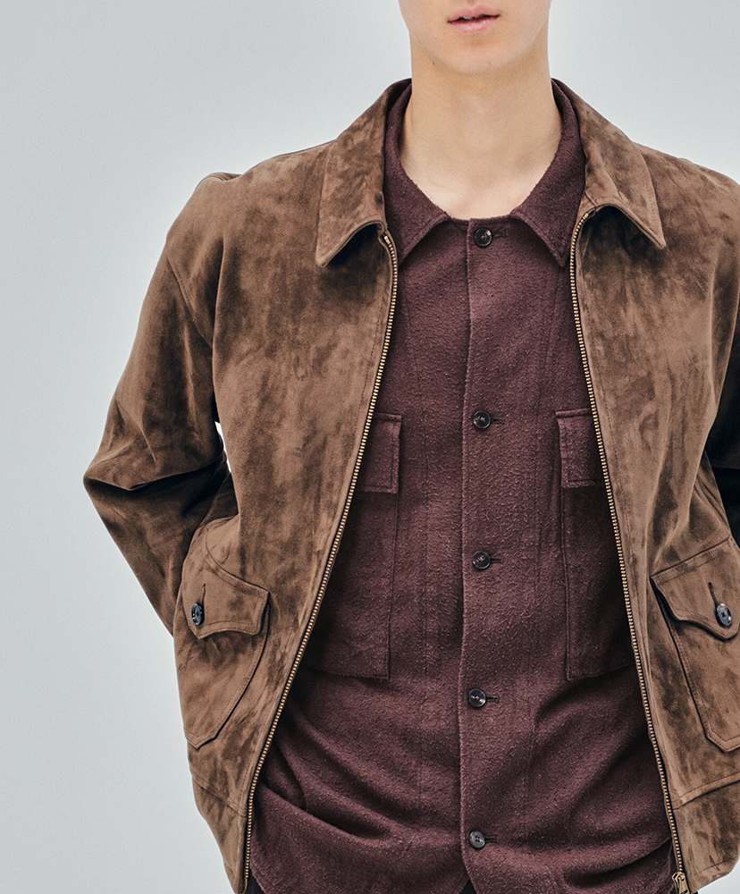 Goat Suede Sports Jacket Mocha Brown/モカブラウン 3(MEN)