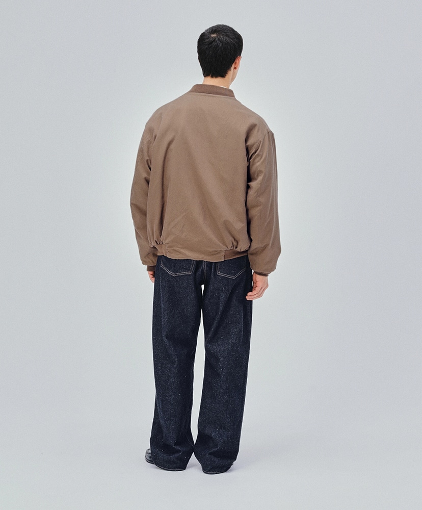 Silk Bomber Jacket Brown/ブラウン 3(MEN)
