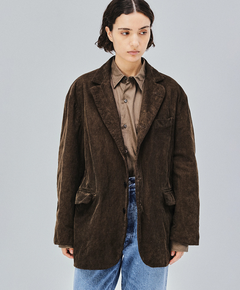 Corduroy Mud-dyed 4B Jacket MUD/マッド 2(MEN)