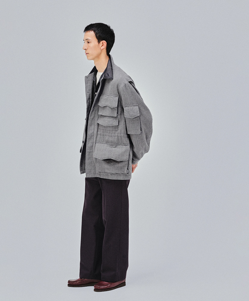 Wool Herringbone Explorer Jacket(2(MEN) Top Brown/トップブラウン