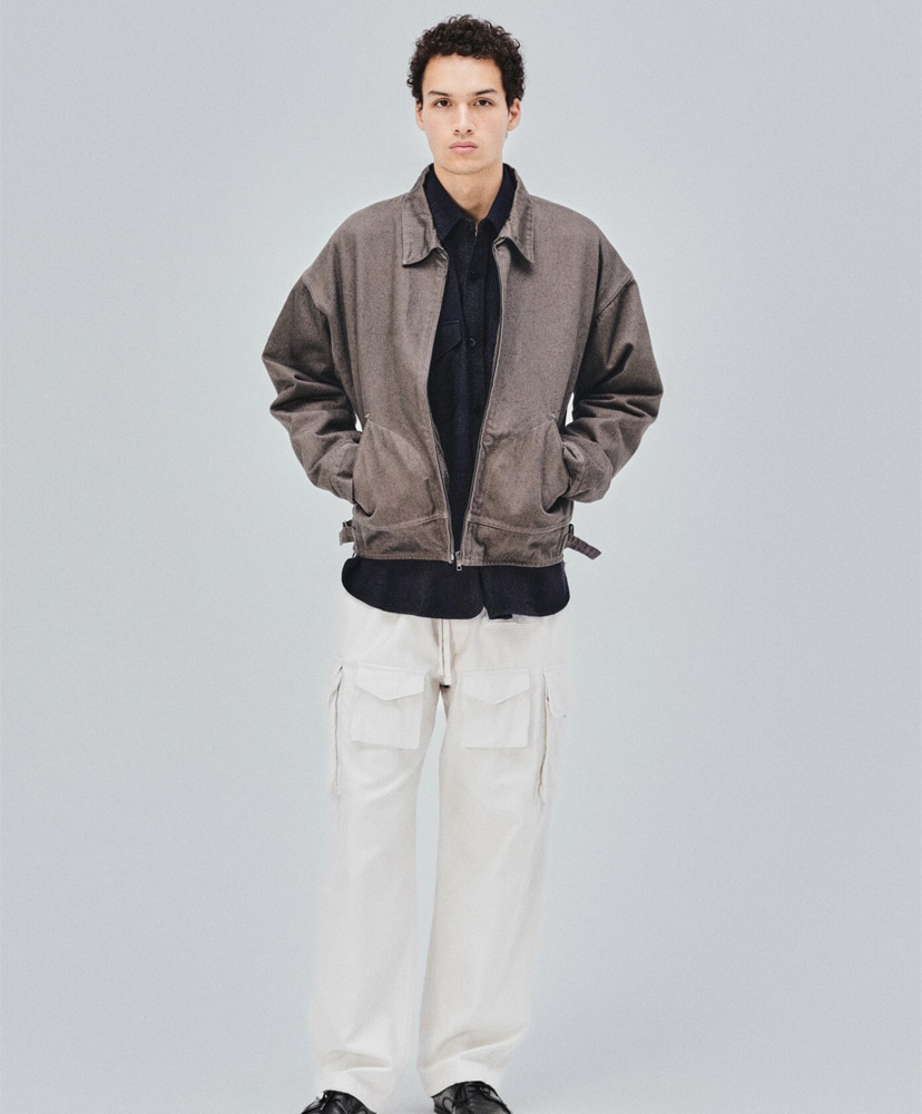 Dyed Denim Work Jacket Cub Brown/カブブラウン 3(MEN)