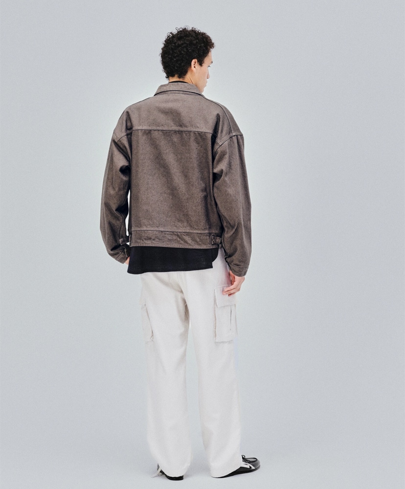 Dyed Denim Work Jacket Cub Brown/カブブラウン 3(MEN)