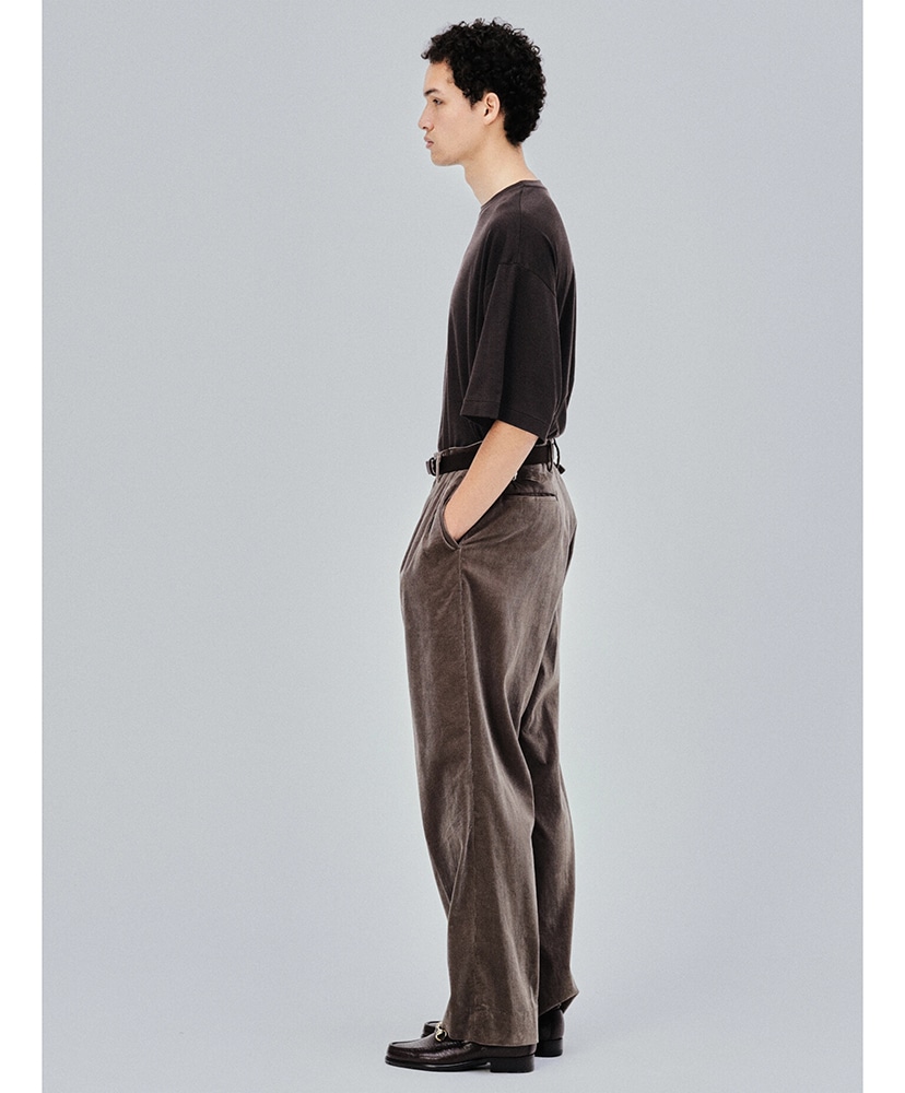 Cotton Corduroy Shoecut Slacks Brown/ブラウン 2(MEN)