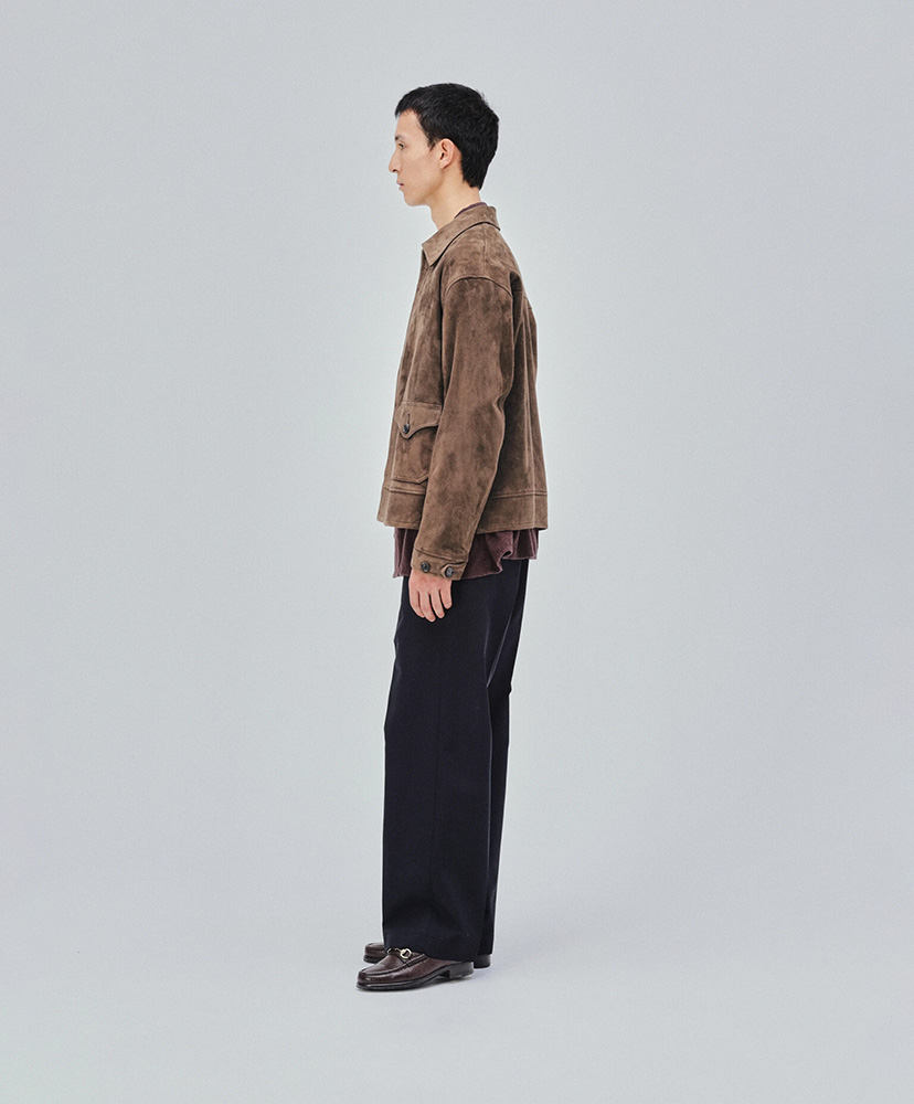 Wool Cotton Chino Officer Pants Black/ブラック 2(MEN)
