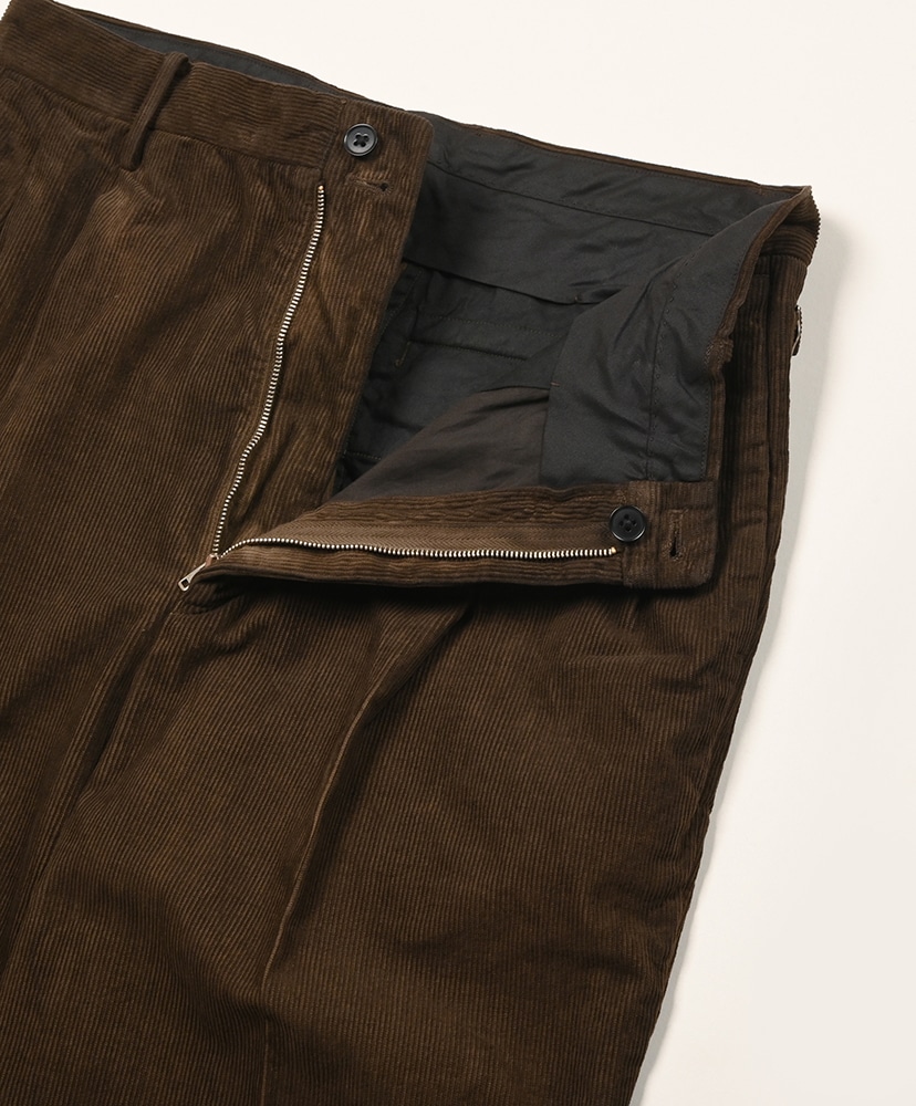 Corduroy Mud-dyed Shoecut Slacks MUD/マッド 2(MEN)