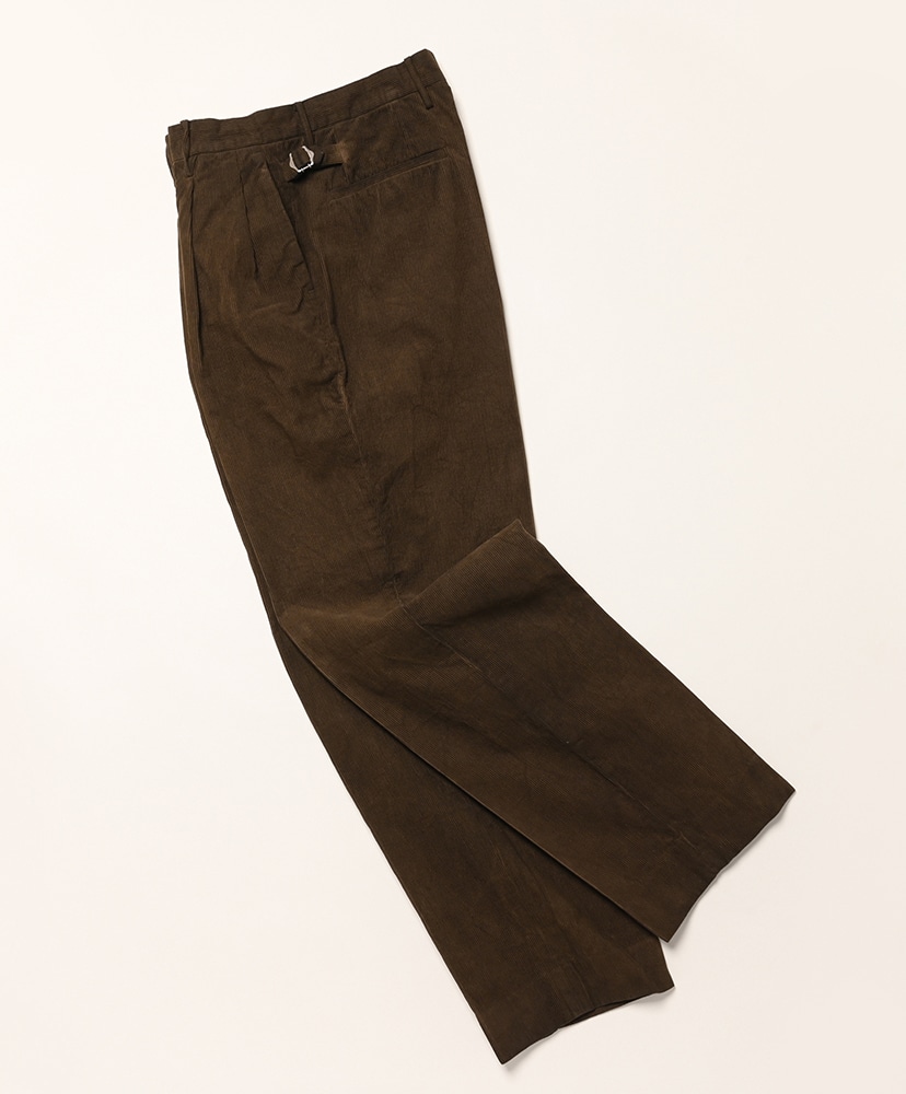 Corduroy Mud-dyed Shoecut Slacks MUD/マッド 2(MEN)