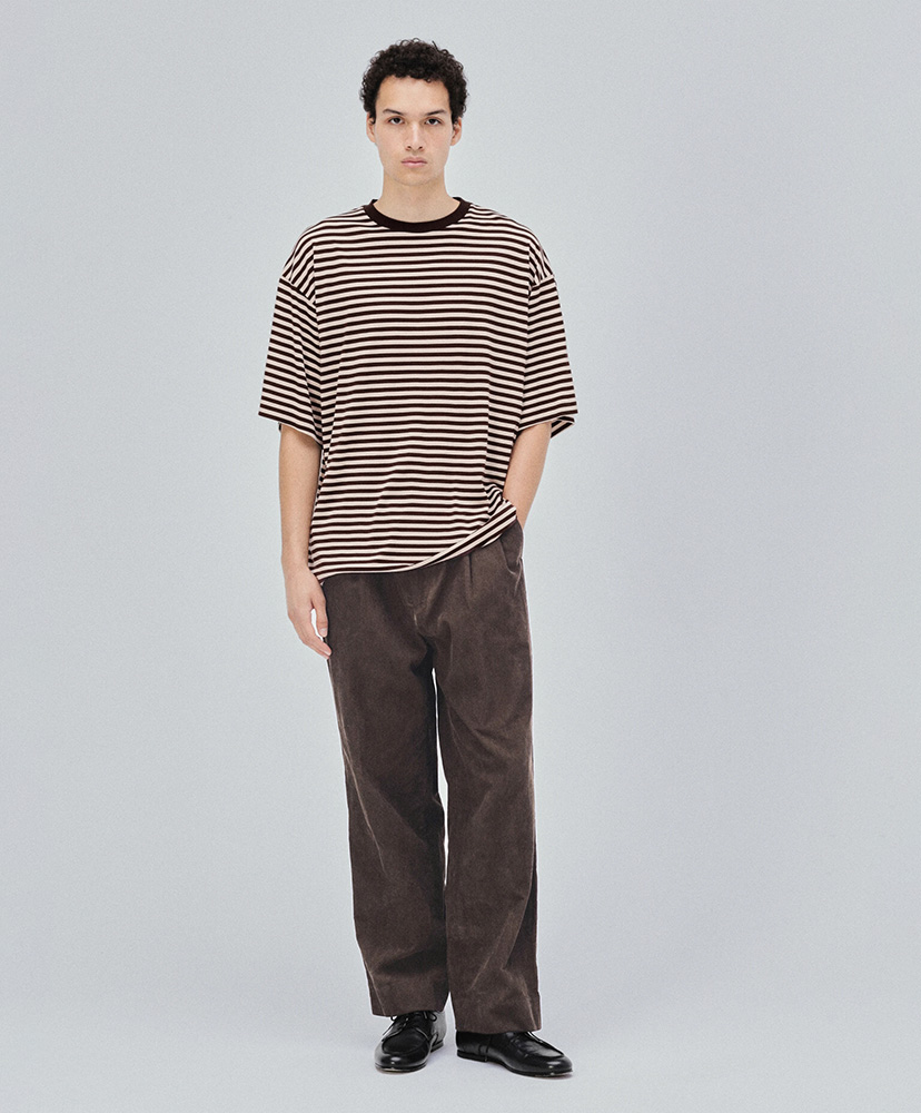 Corduroy Mud-dyed Shoecut Slacks MUD/マッド 2(MEN)