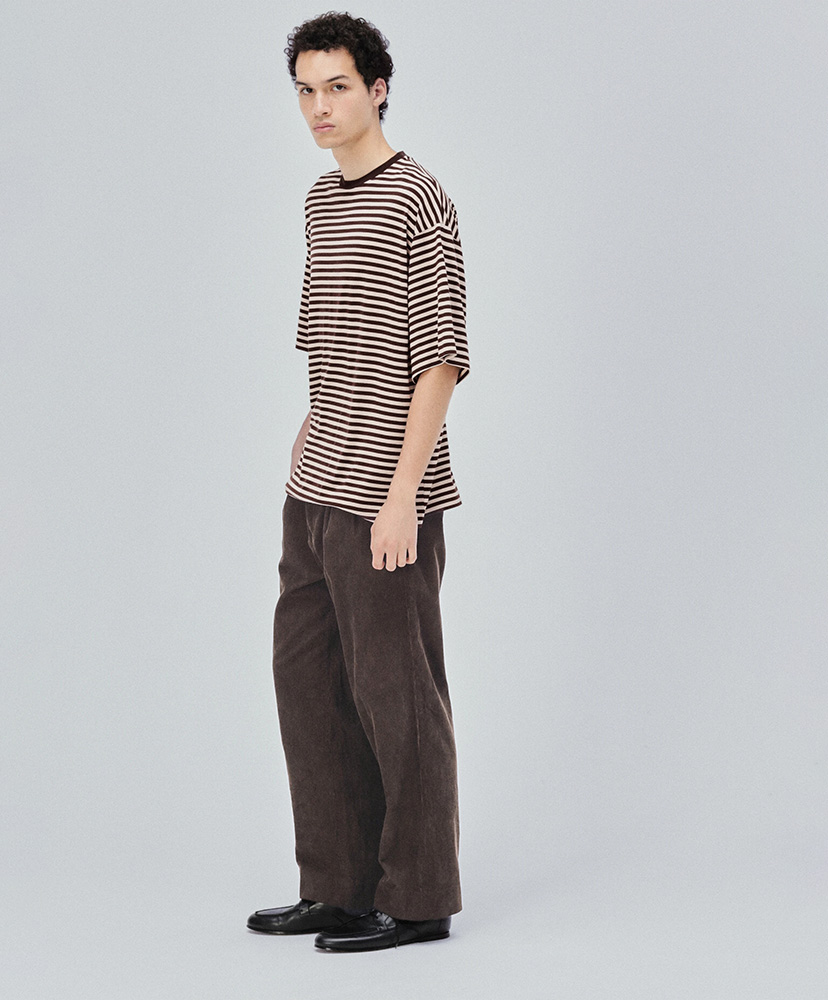 Corduroy Mud-dyed Shoecut Slacks MUD/マッド 2(MEN)