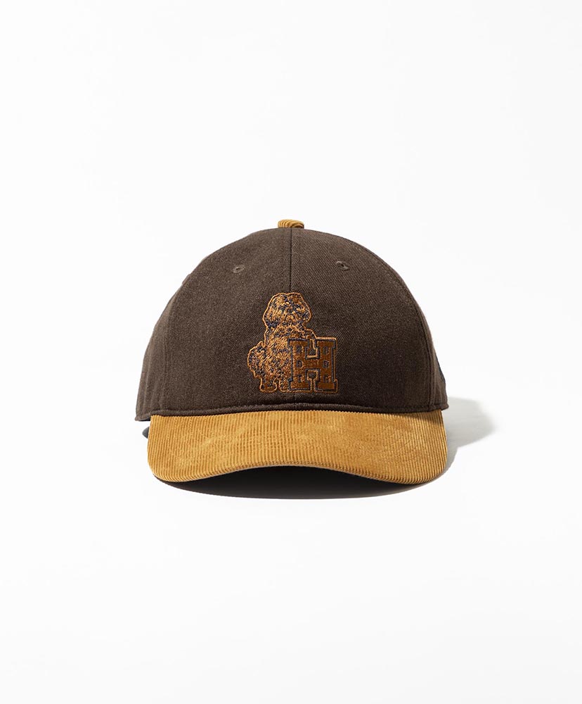 HOT DOG VNTG LOGO CAP designed by Hiroshi Iguchi BROWN/ブラウン F(MEN)