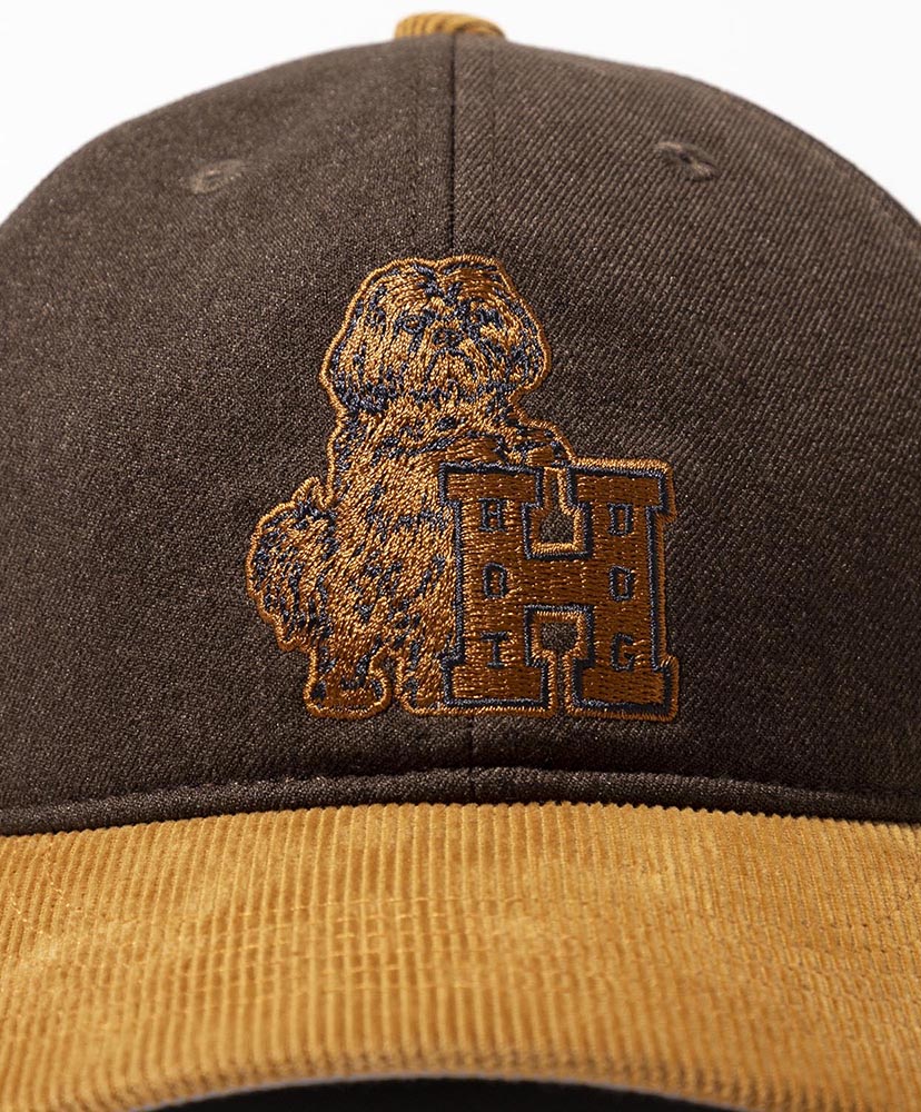 HOT DOG VNTG LOGO CAP designed by Hiroshi Iguchi BROWN/ブラウン F(MEN)