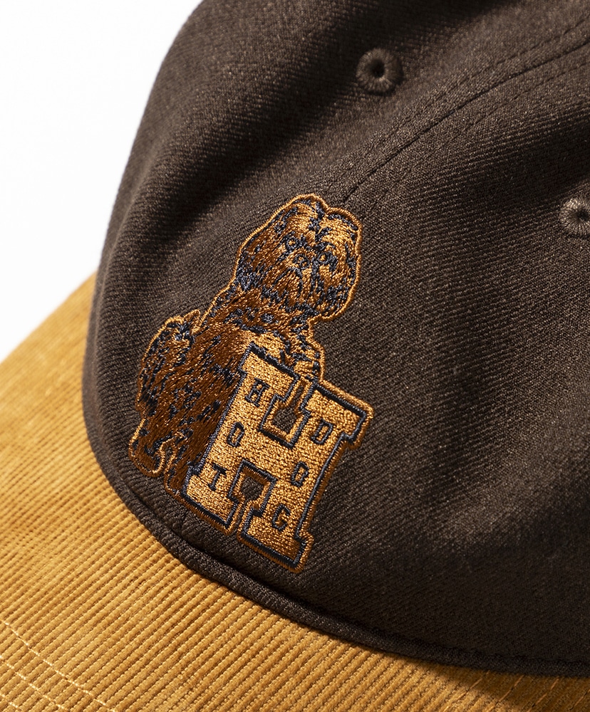 HOT DOG VNTG LOGO CAP designed by Hiroshi Iguchi BROWN/ブラウン F(MEN)