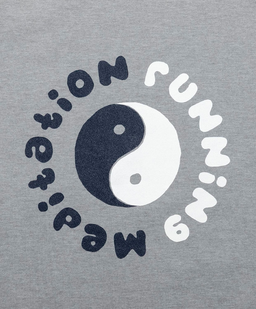 RUNNING MEDITATION POLY LS  designed by Jerry UKAI Heather Gray/ヘザーグレー M(MEN)