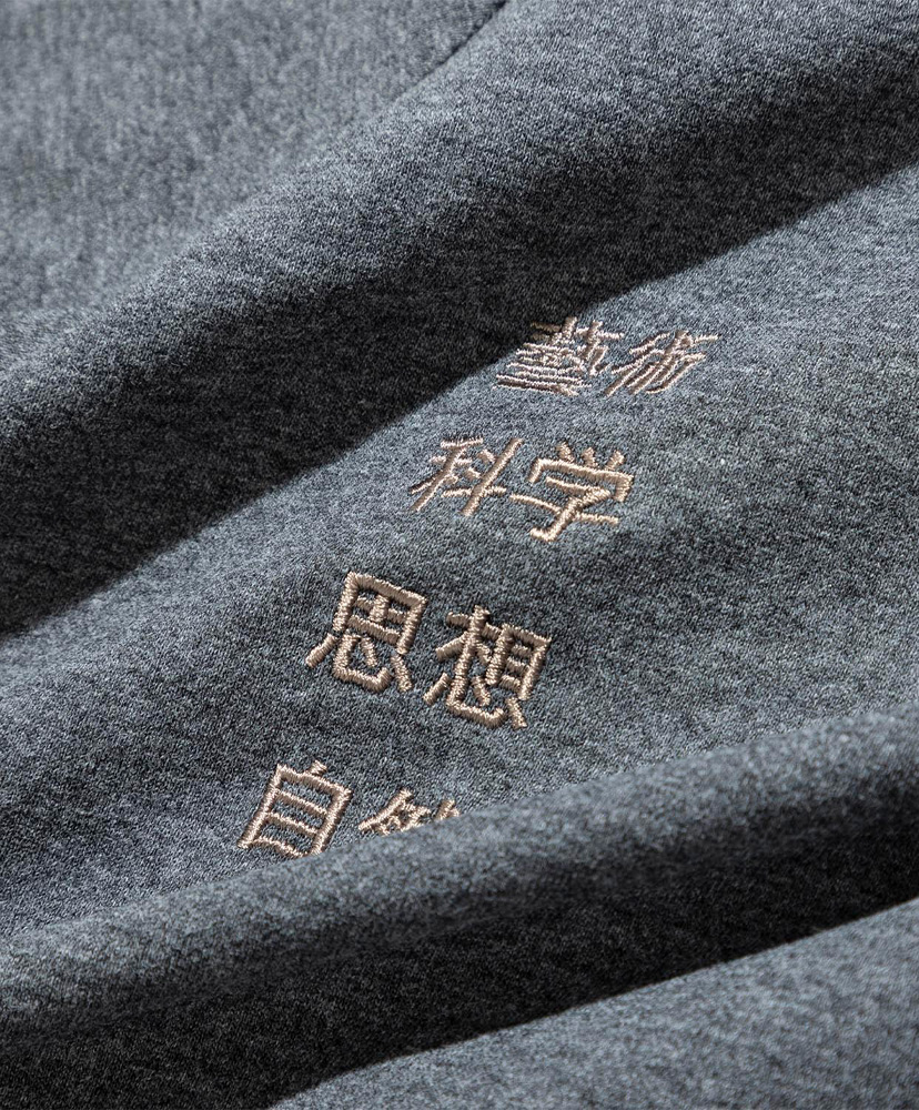 藝術科学思想自然 POLY LS Heather Charcoal/ヘザーチャコール M(MEN)