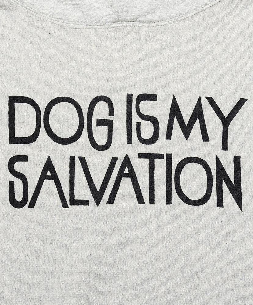 DOG IS MY SALVATION  HOODIE Oatmeal/オートミール L(MEN)