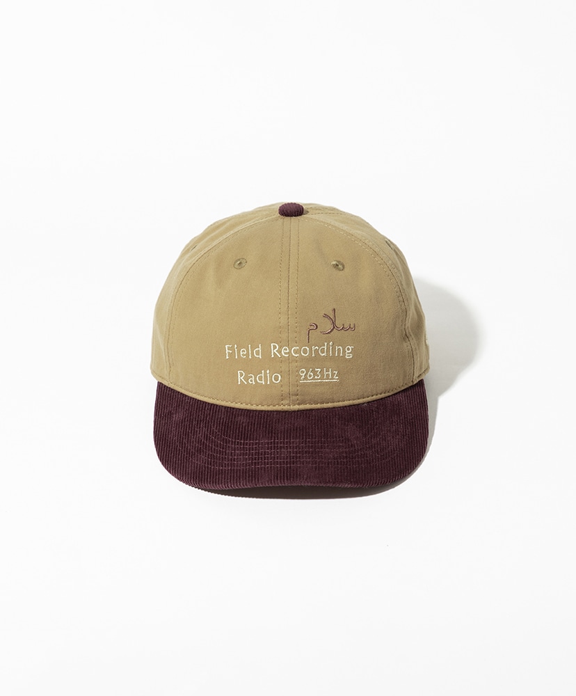 FIELD RECORDING RADIO CAP BROWN×BURGUNDY/ブラウン×バーガンディ F(MEN)