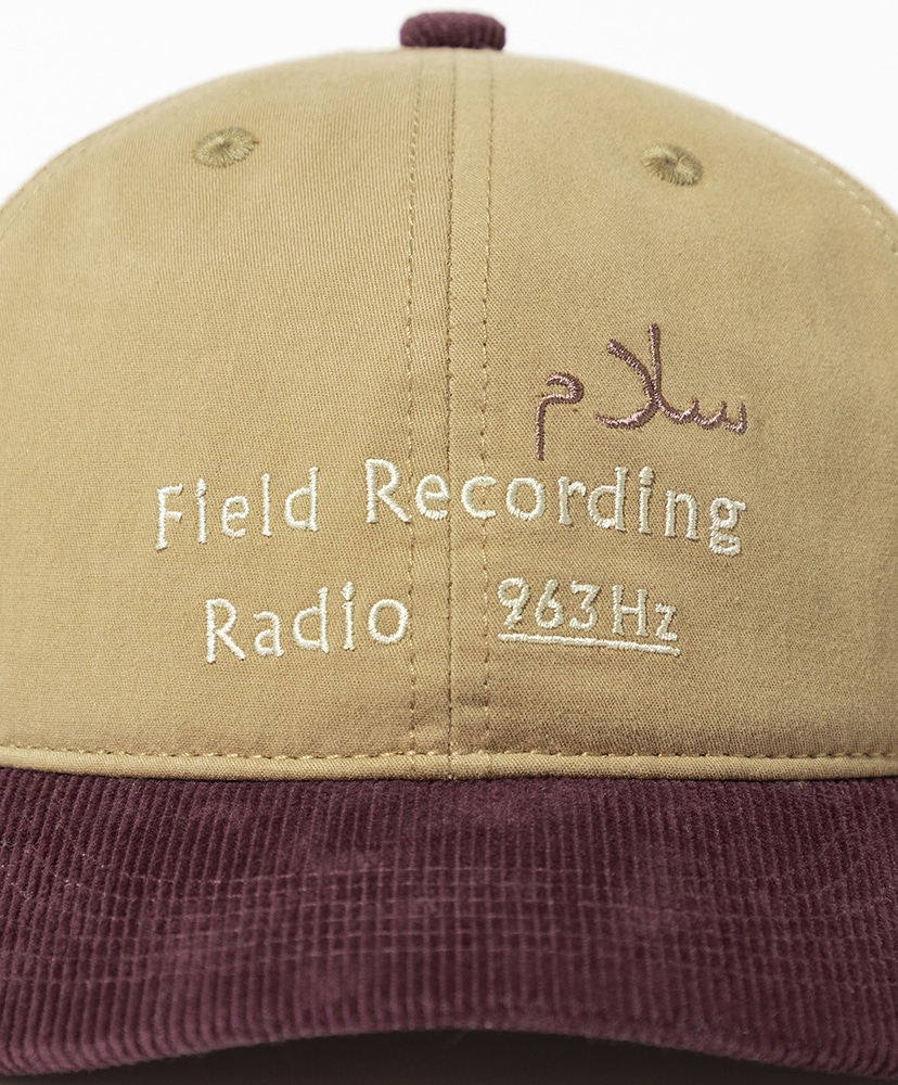 FIELD RECORDING RADIO CAP BROWN×BURGUNDY/ブラウン×バーガンディ F(MEN)