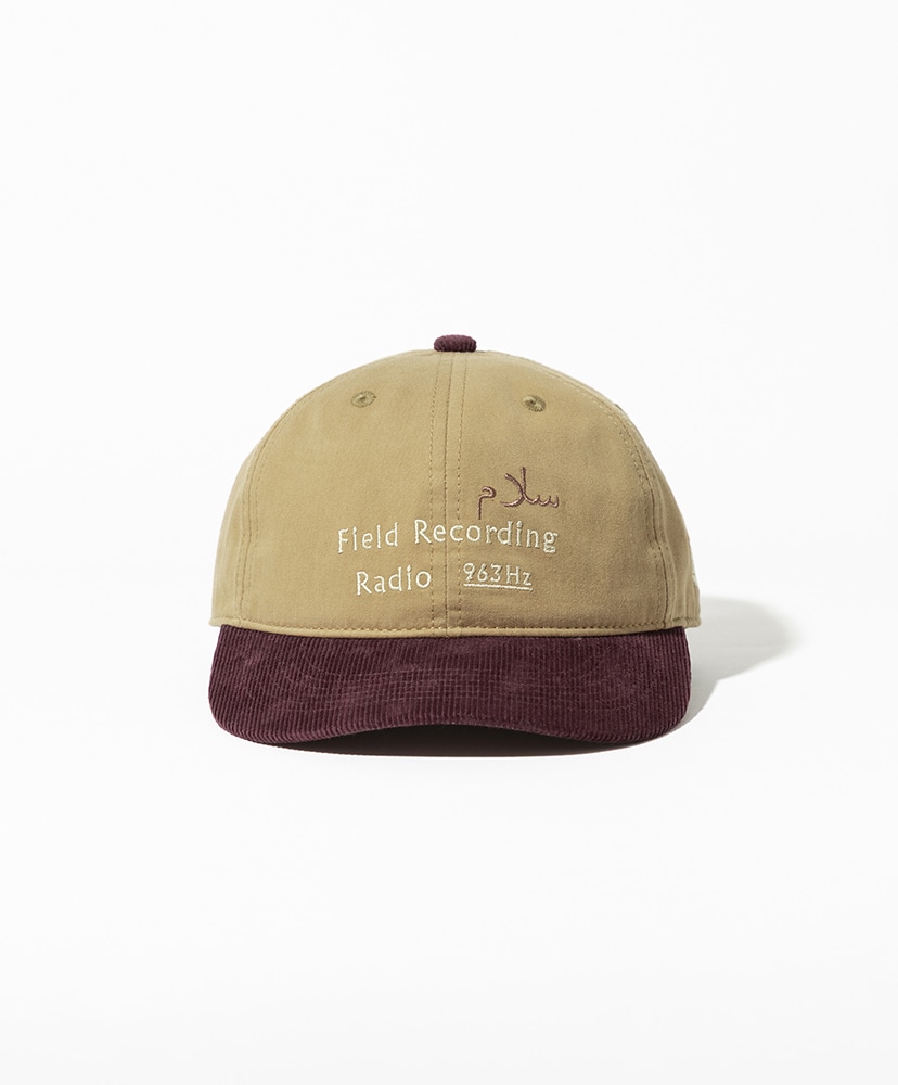 FIELD RECORDING RADIO CAP BROWN×BURGUNDY/ブラウン×バーガンディ F(MEN)