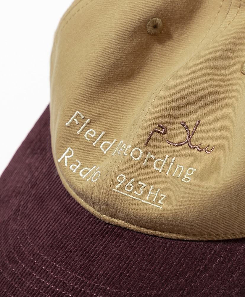 FIELD RECORDING RADIO CAP BROWN×BURGUNDY/ブラウン×バーガンディ F(MEN)