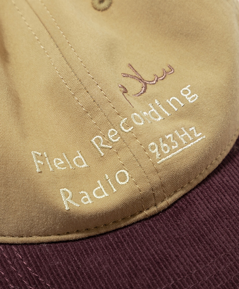 FIELD RECORDING RADIO CAP BROWN×BURGUNDY/ブラウン×バーガンディ F(MEN)