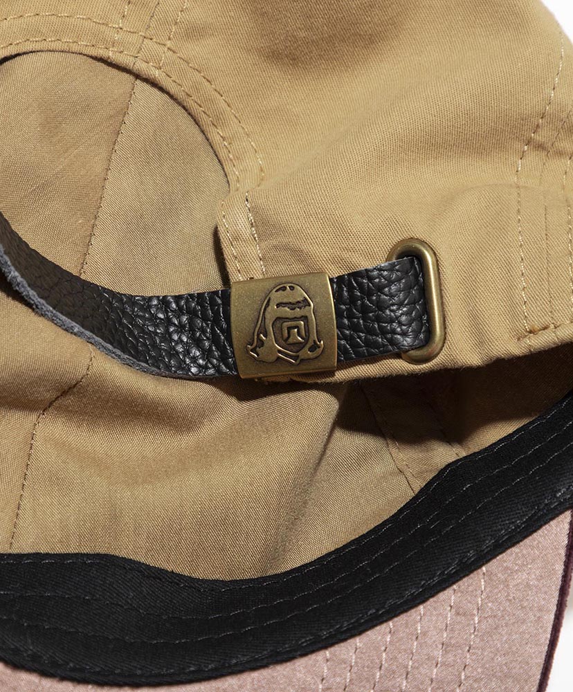 FIELD RECORDING RADIO CAP BROWN×BURGUNDY/ブラウン×バーガンディ F(MEN)