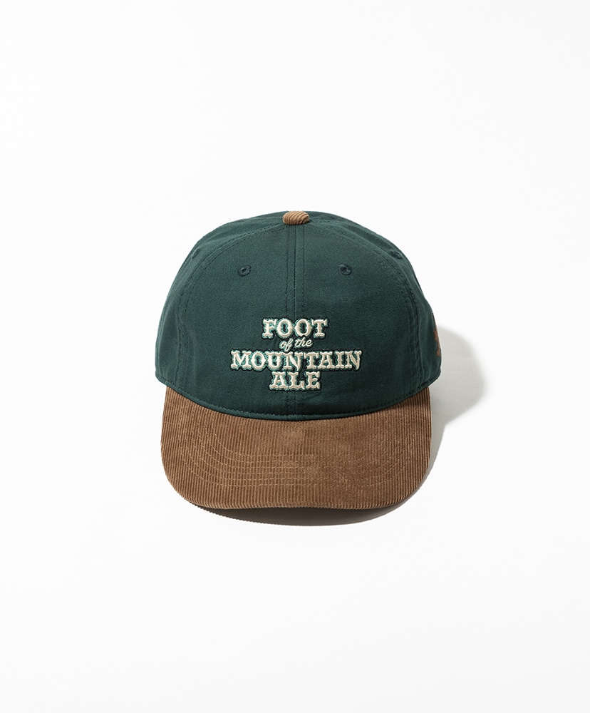 FOOT OF THE MOUNTAIN ALE  LOGO CAP designed by Jerry UKAI GREEN×BROWN/グリーン×ブラウン F(MEN)