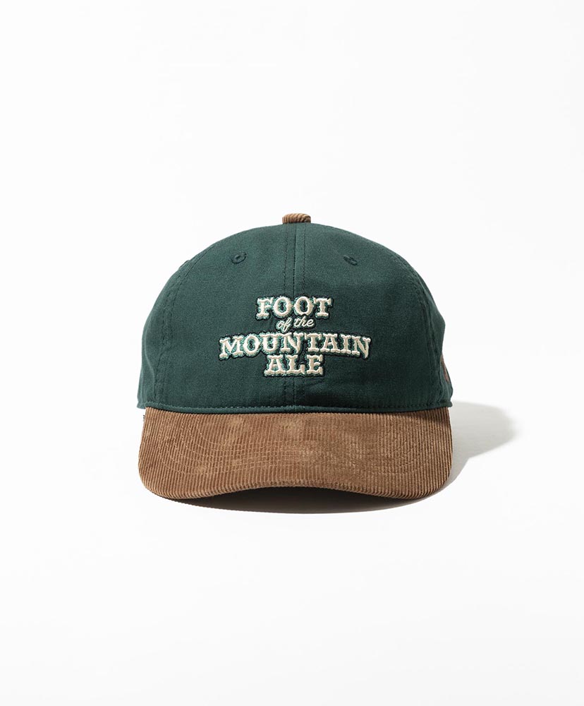 FOOT OF THE MOUNTAIN ALE  LOGO CAP designed by Jerry UKAI GREEN×BROWN/グリーン×ブラウン F(MEN)