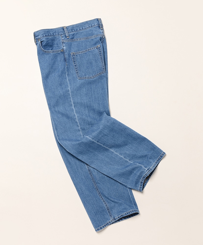 Organic Cotton Denim Trousers (UNI） Bleach/ブリーチ 1(WOMEN)