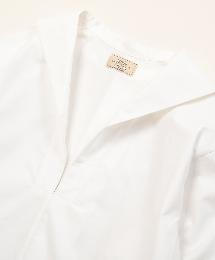 Cotton Linen Skipper Shirt White/ホワイト 0(WOMEN)
