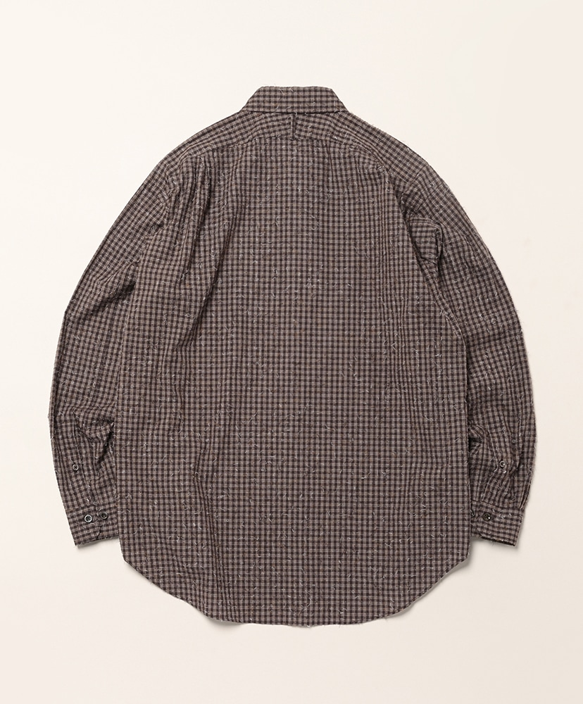 Hairy Standard Shirt Brown Check/ブラウンチェック 1(WOMEN)
