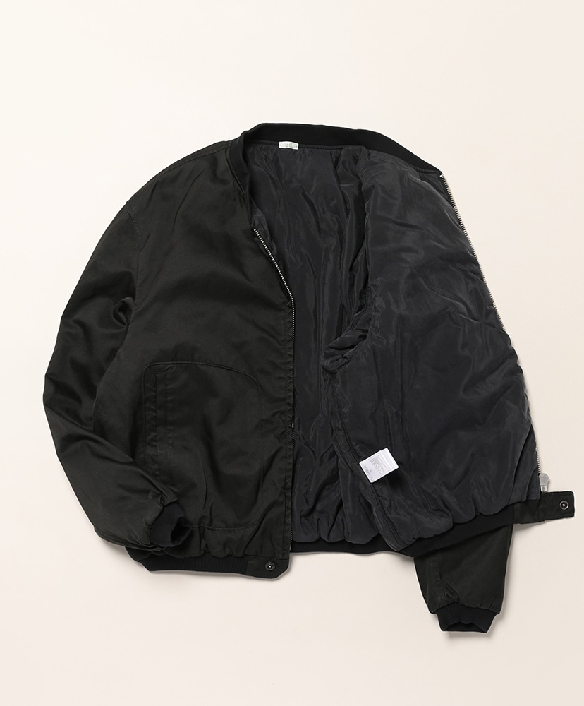 Vintage Silk Air Force Jacket Black/ブラック 2(MEN)