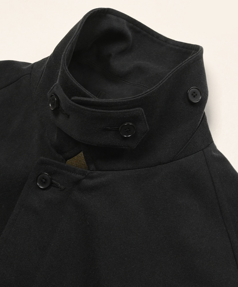 Washed Silk Harrington Jacket Black/ブラック 3(MEN)