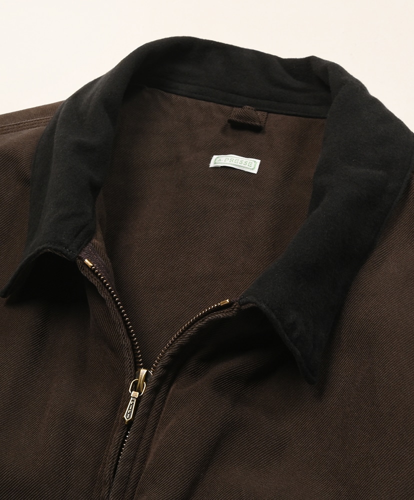 Vintage Silk Cotton Detroit Jacket Brown/ブラウン 2(MEN)