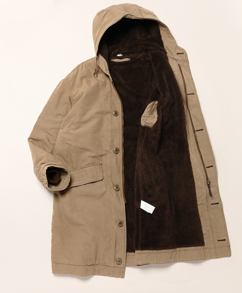 Vintage Washed Wool US Navy N-2 Deck Coat Beige/ベージュ 3(MEN)