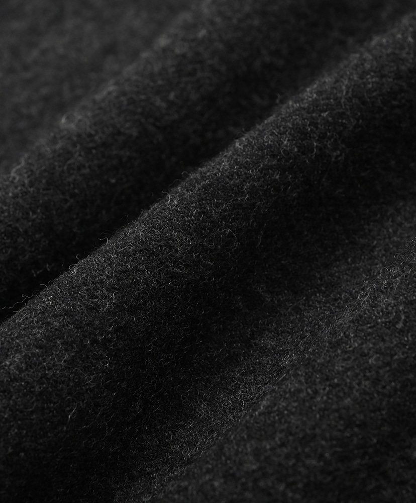 Wool Regular Collar Shirt Charcoal/チャコール 1(MEN)