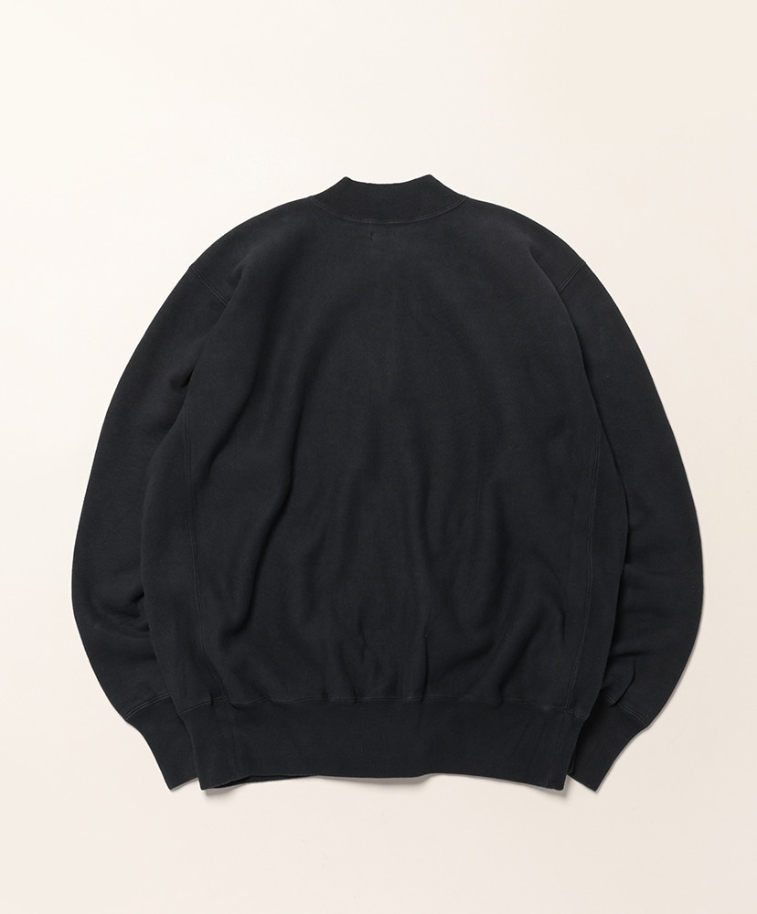 Vintage Half Zip Rib Collar Sweatshirt Black/ブラック 2(MEN)