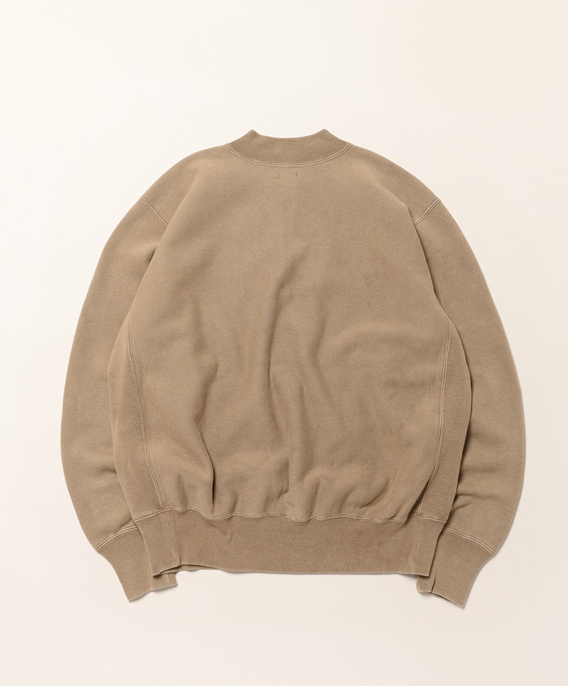 Vintage Half Zip Rib Collar Sweatshirt Mocha/モカ 2(MEN)