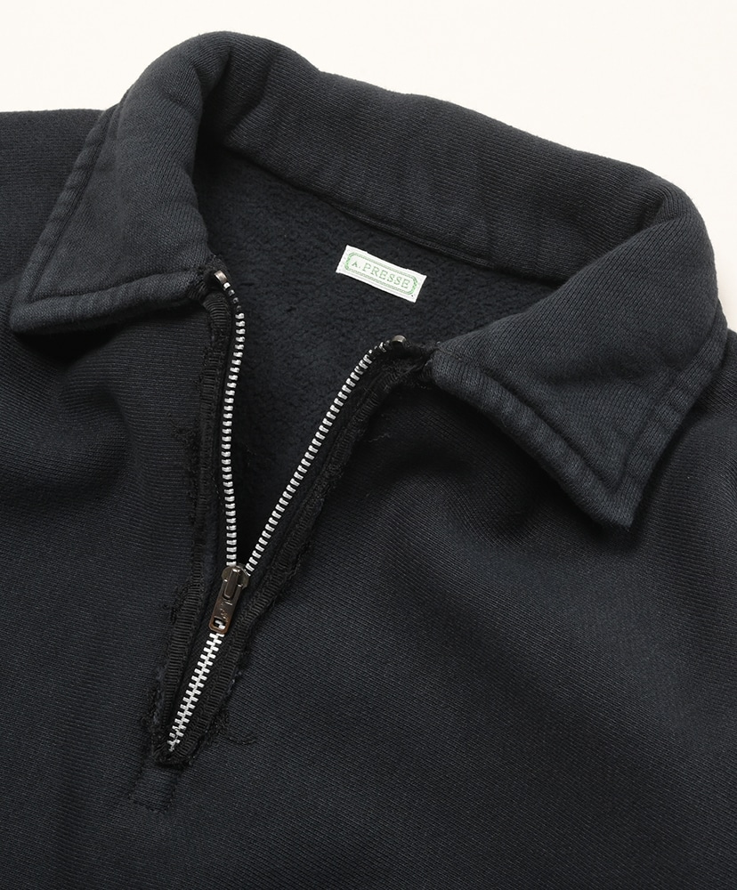 Vintage Half Zip Sweatshirt Black/ブラック 2(MEN)