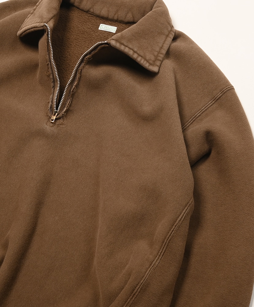 Vintage Half Zip Sweatshirt Brown/ブラウン 2(MEN)