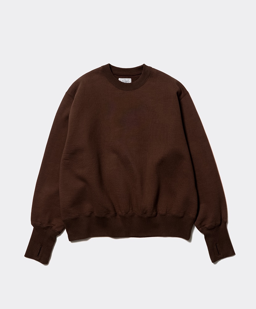 Unlikely Simple Sweat Crew NORTH WEST Brown/ブラウン L(MEN)