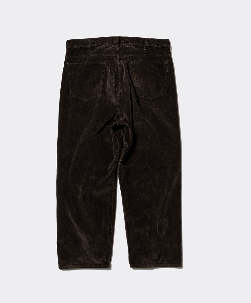 Unlikely Time Travel Jean Wide Corduroy Brown/ブラウン L(MEN)