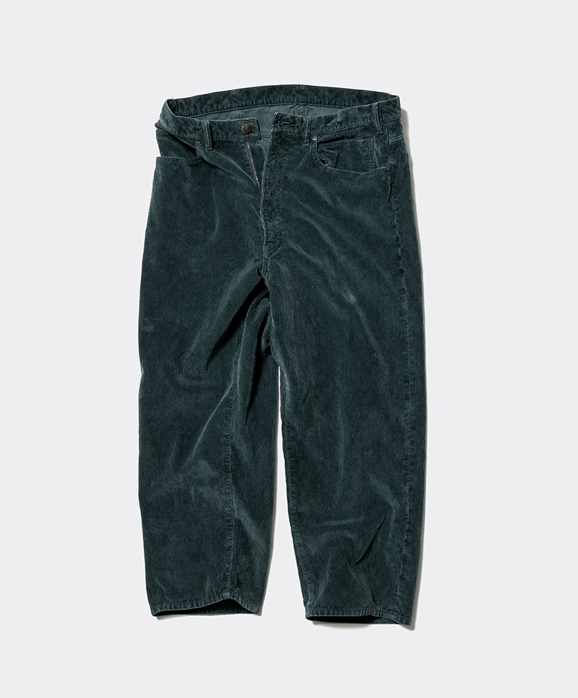 Unlikely Time Travel Jean Wide Corduroy Dk Green/ダークグリーン L(MEN)