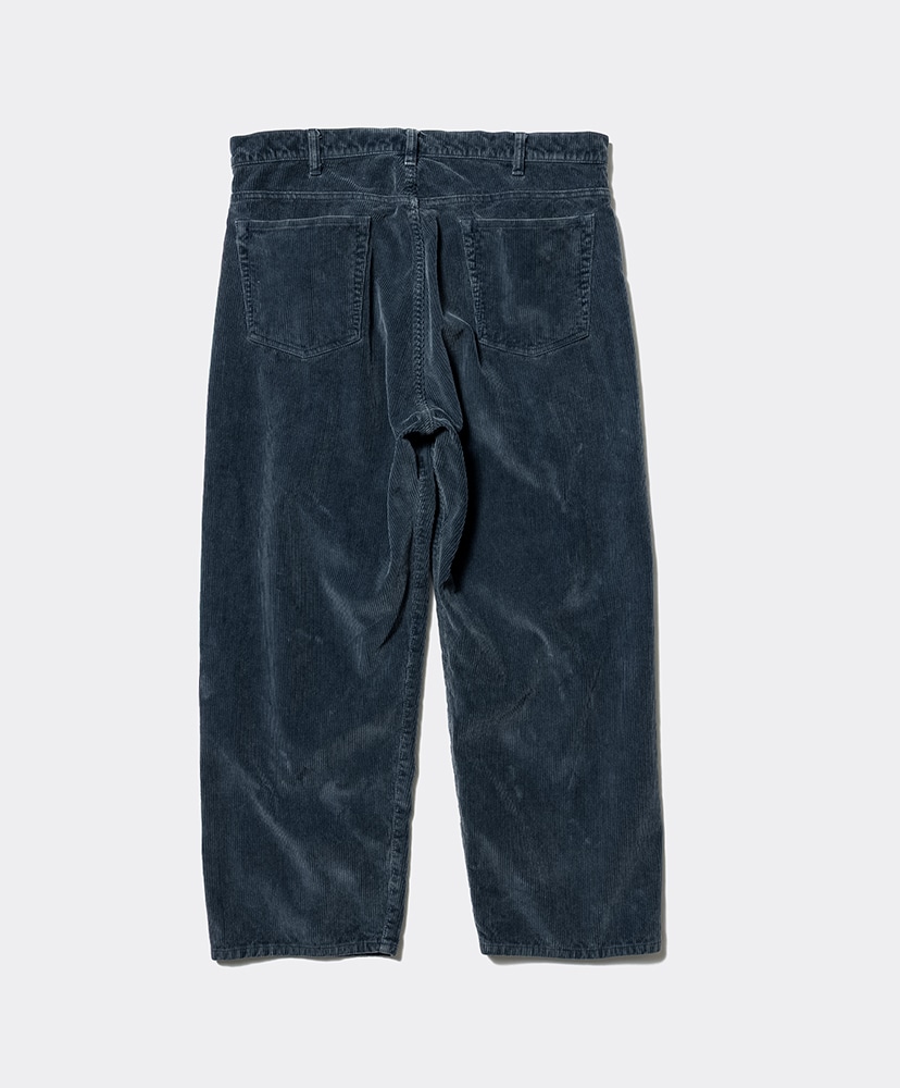 Unlikely Time Travel Jean Wide Corduroy Navy/ネイビー L(MEN)