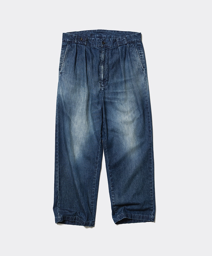Unlikely Guide 2P Trousers Light Denim Indigo Vintage Wash/インディゴヴィンテージウォッシュ L(MEN)