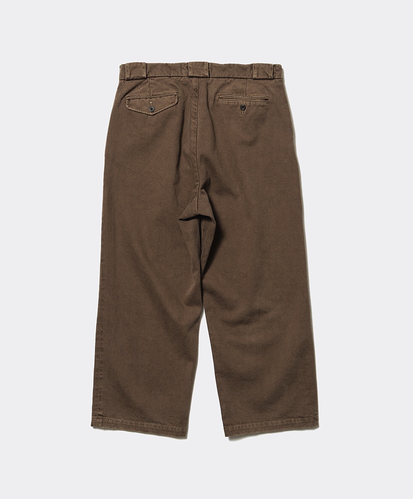 Unlikely Guide P Trousers Twill Brown/ブラウン L(MEN)