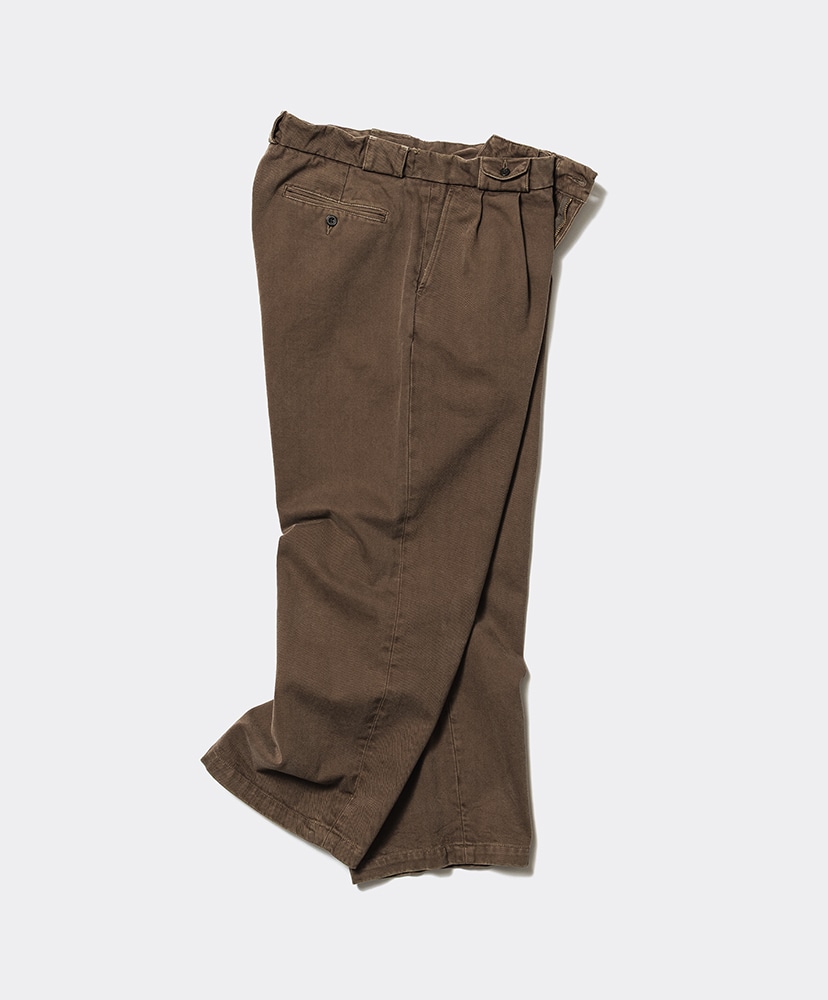 Unlikely Guide P Trousers Twill Brown/ブラウン L(MEN)