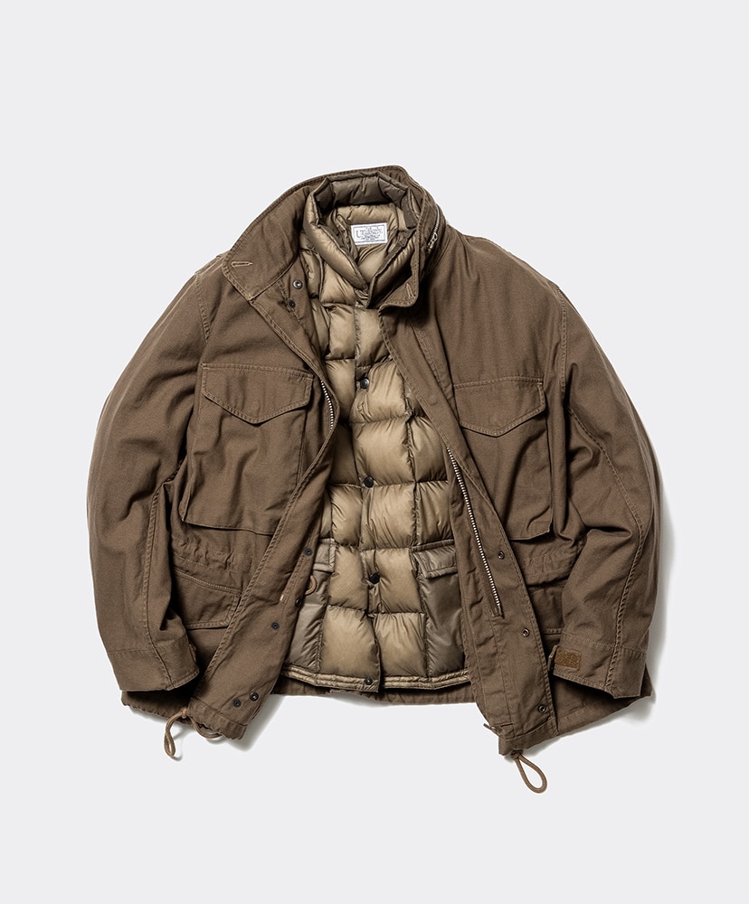 Unlikely 3way M-65 Field Down Jacket Lt Brown/ライトブラウン L(MEN)
