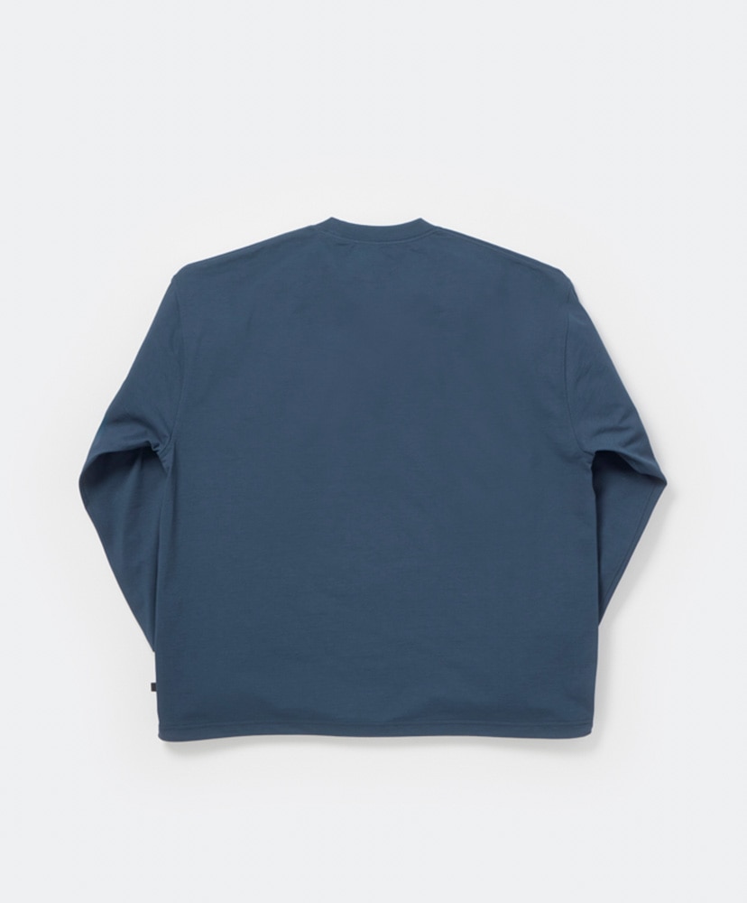 Tech Drawstring Tee L/S Navy/ネイビー L(MEN)