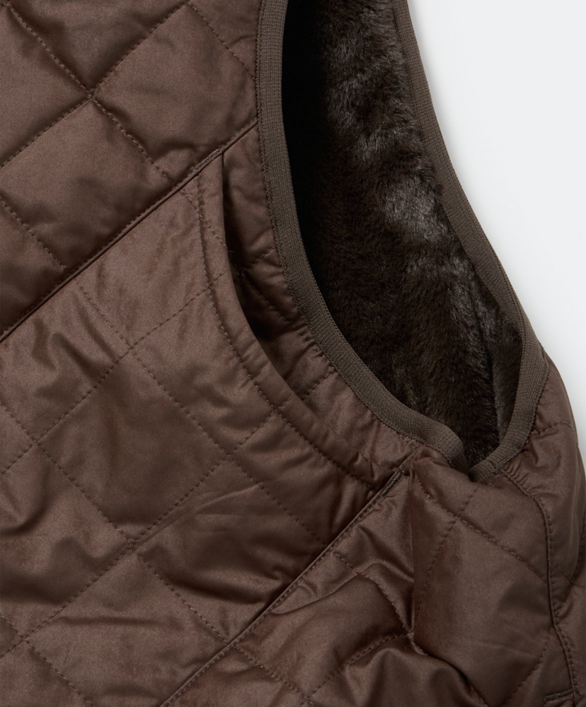 Tech British Hunter Fur Vest D.Brown/D.ブラウン L(MEN)