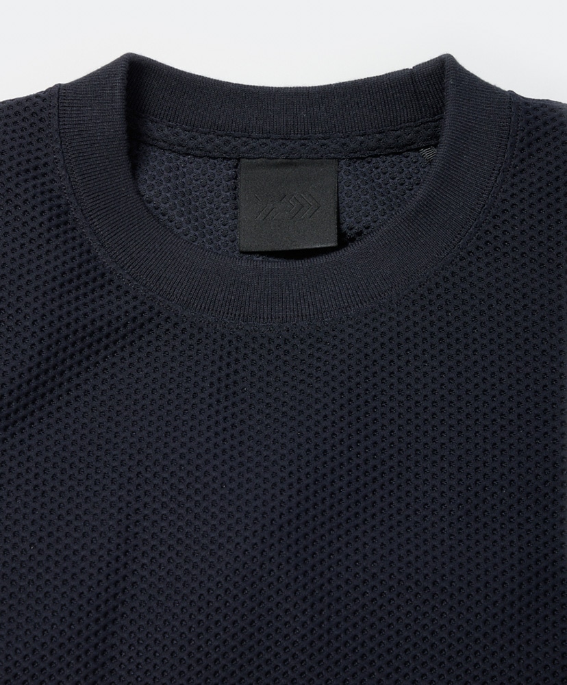 Women's Tech Mesh Crew S/S D.Navy/D.ネイビー F(WOMEN)